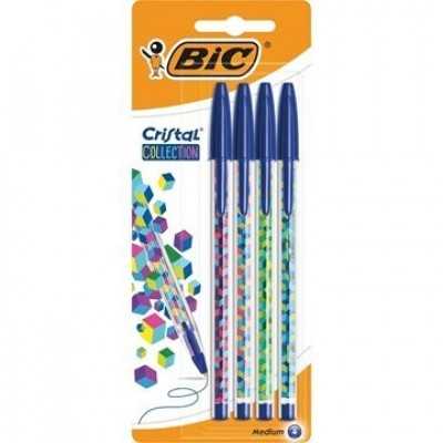 Bic Tušinukas Cristal Collection, mėlynas, 4vnt.