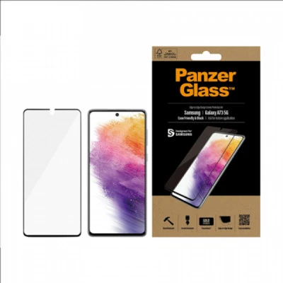 Panzer Glass PanzerGlass ekrano apsauga Samsung Galaxy A73 5G Glass Juodas Tinka dėklui