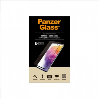 Panzer Glass PanzerGlass ekrano apsauga Samsung Galaxy A73 5G Glass Juodas Tinka dėklui