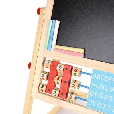 Kruzzel Lavinamoji skaičių ir raidžių dvipusė medinė lenta