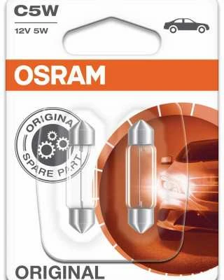 Osram lemputė, C5W, 5W, SV8,5-8, 6418-02B, DUO