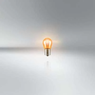 OSRAM Automobilinė lemputė 21W 12V BAU15S (geltona) 1vnt