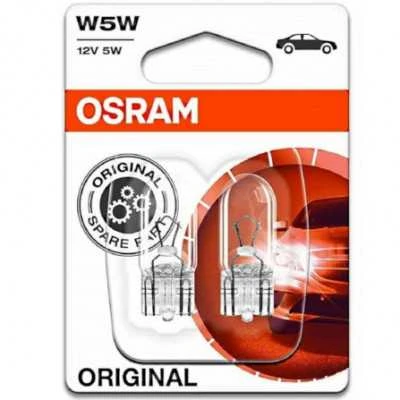 OSRAM lemputė W5W 12V 5W W2,1x9,5d T10, DUO, 2825-02B