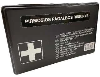 Pirmosios pagalbos rinkinys plastikiniame dėkle At.SAM Nr.V-2876 (Raudonos sp.)