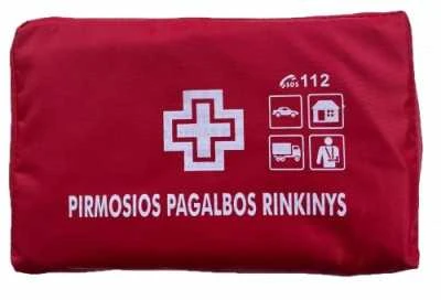 Įvairūs Pirmosios pagalbos rinkinys PVC dėkle (Juoda sp.)
