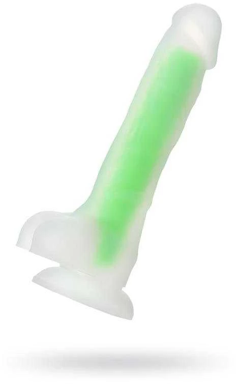 BEYOND BY TOYFA Dick Glow Žalias 13cm