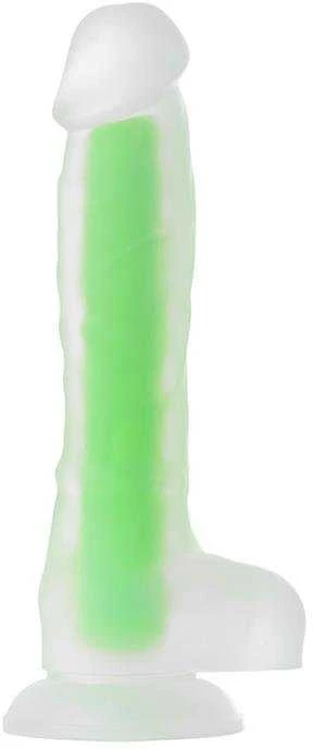 BEYOND BY TOYFA Dick Glow Žalias 13cm