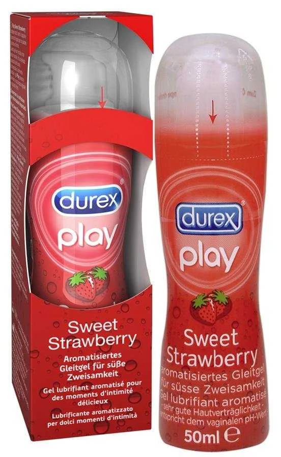 Durex Play Strawb. lubrikantas