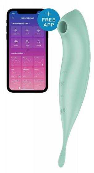 Satisfyer Twirling Pro+ Mint Pulse Dildo