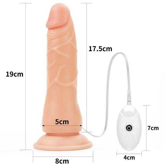 Lovetoy Vibruojantis „Easy Strapon“ rinkinys 7,5 colio