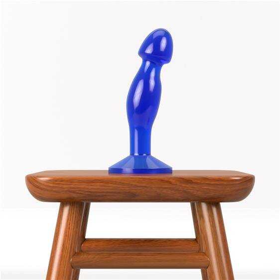 LOVETOY Flawless Clear Prostate Plug 6,5'' Mėlyna