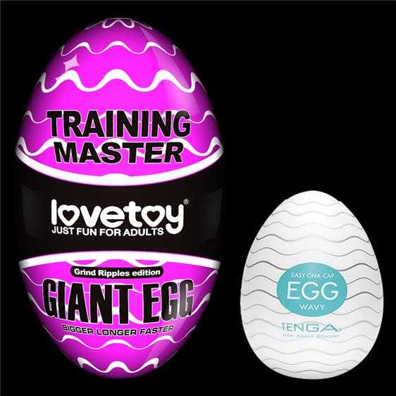 LOVETOY Giant Egg Masturbator Violetinė