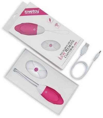 Lovetoy Silky vibruojantis kiaušinis stiprios vibracijos nuotolinio valdymo pultas