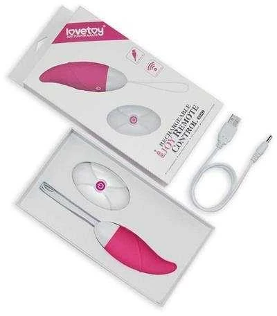 LOVETOY IJOY Wireless Remote Control Rechargeable Egg Rožinė