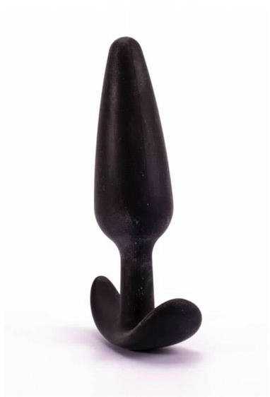 Lovetoy Silicone analinis kištukas su laikikliu juoda 11 cm