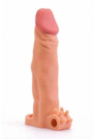 Lovetoy Pridėkite 2 colių „Pleasure X Tender“ vibruojančią penio rankovę su minkšta oda