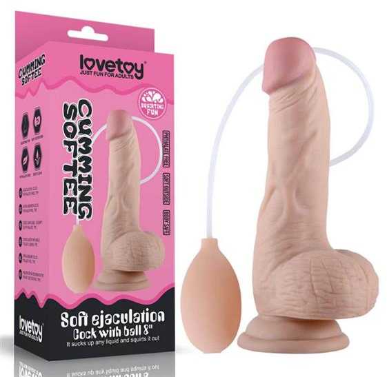 LoveToy 8"" minkštas varpas su rutuliais