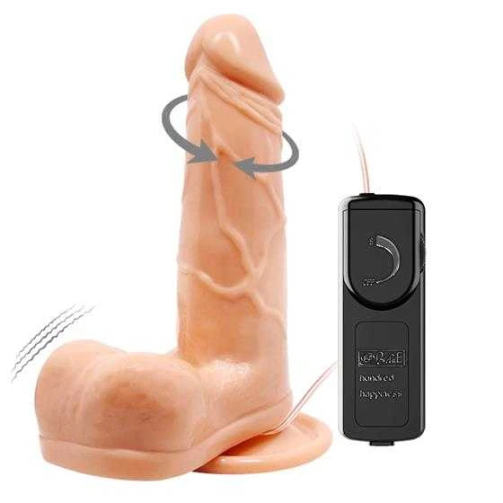 LYBAILE Barbara Vibe Rotate, siurbtuko vibratorius 14,5 cm Minkštimas