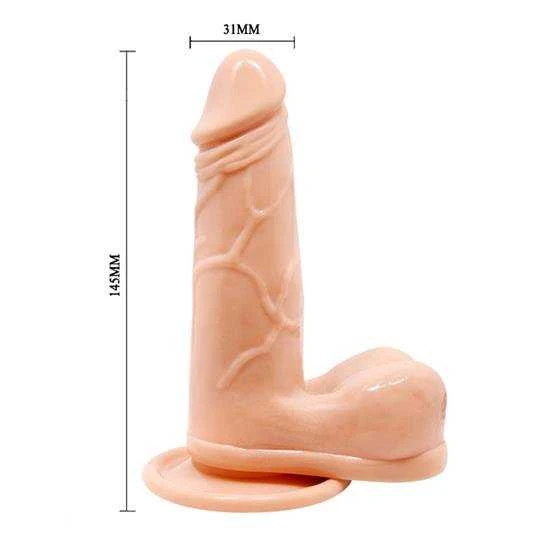 LYBAILE Barbara Vibe Rotate, siurbtuko vibratorius 14,5 cm Minkštimas