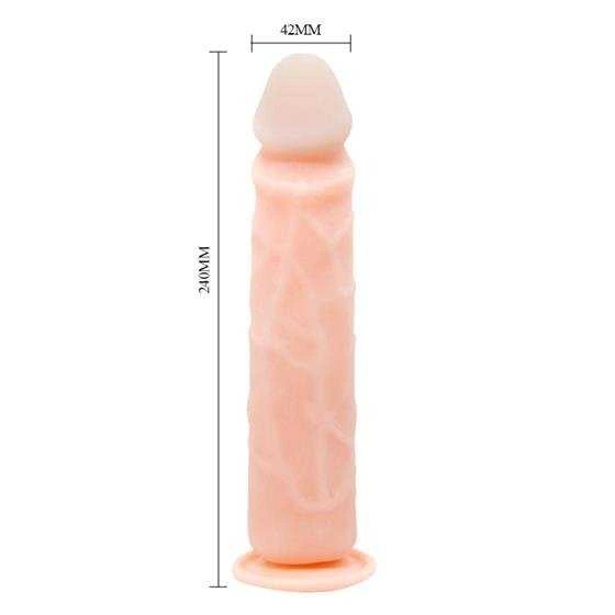 BAILE Dildo varpos dirbtinis penis su siurbtuku sekso 24cm