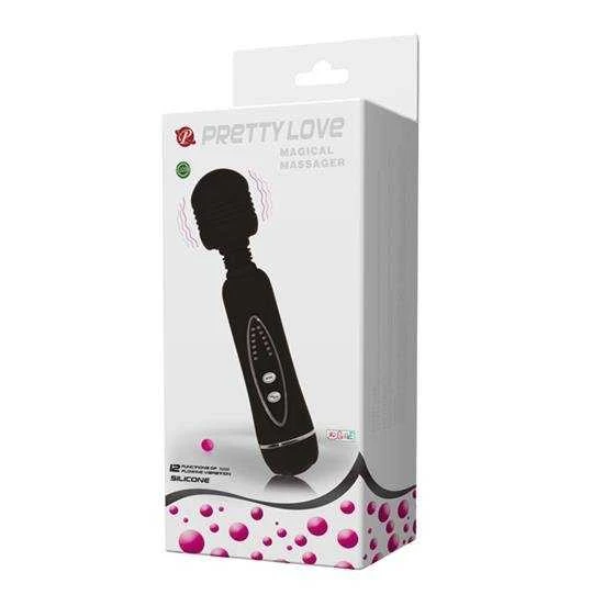Pretty Love Flirtation BAILE klitorio stimuliatorius-masažuoklis su 12 režimų antgaliais