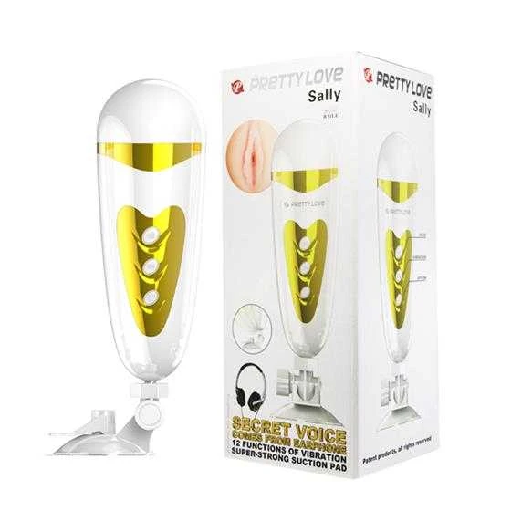 Pretty Love Masturbator siurbtukas, analinis usb vibracijos garsas