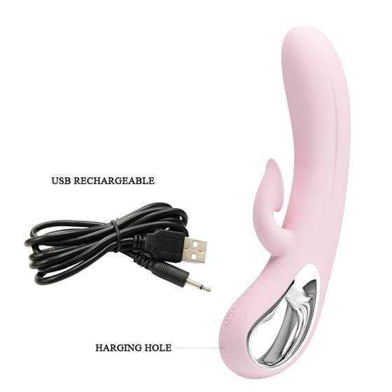 Pretty Love LYBAILE Romantic Massage Sucking Vibrator Light Rožinė