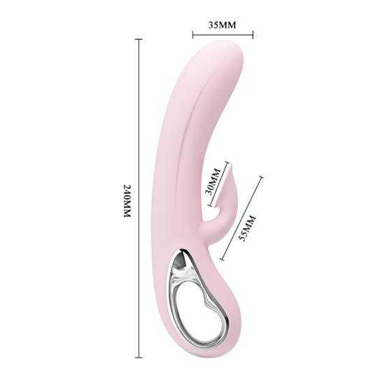Pretty Love LYBAILE Romantic Massage Sucking Vibrator Light Rožinė