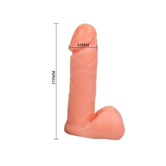 BAILE Harness dildo dirželis lesbietės varpos narys 17cm