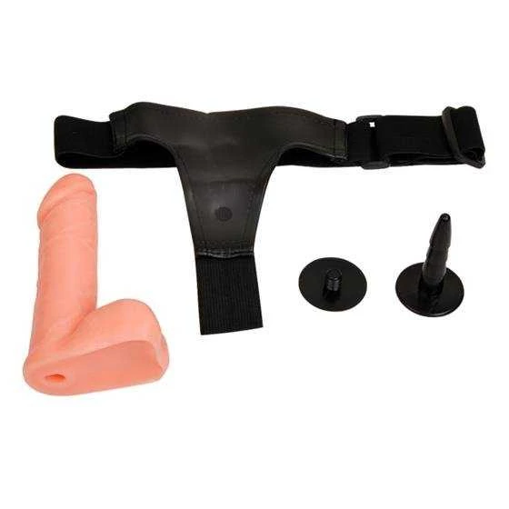 BAILE Harness dildo dirželis lesbietės varpos narys 17cm