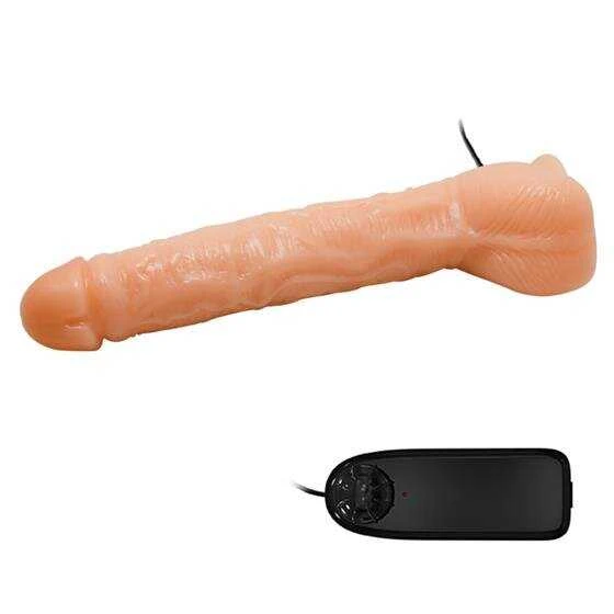 LYBAILE Top sex Toy Penis Dldo with Vibro 21 cm Flesh