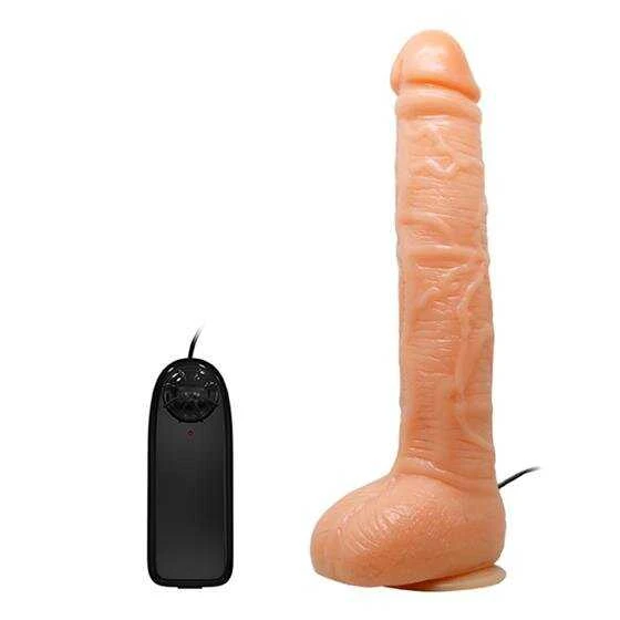 LYBAILE Top sex Toy Penis Dldo with Vibro 21 cm Flesh