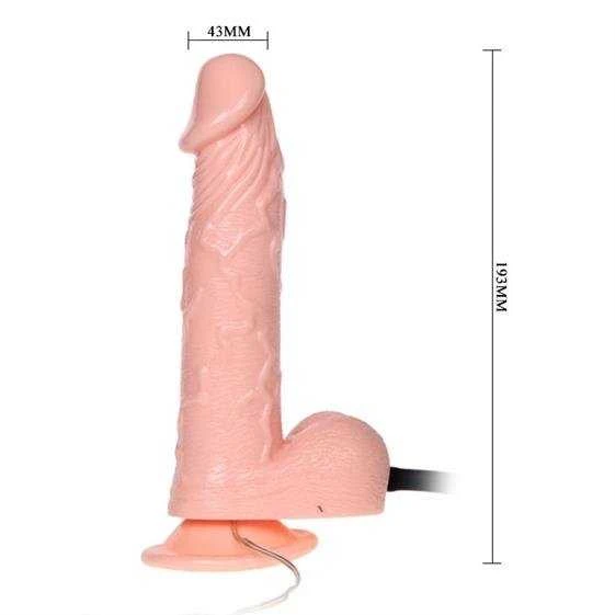 BAILE Realistinis padidintas varpos dildo siurbtukas 19