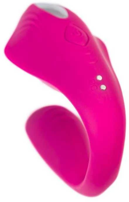 Toyfa A-TOYS Vibratorius poroms Cobrum, silikonas, rožinis, 9,6 cm
