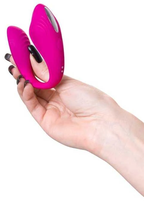 Toyfa A-TOYS Vibratorius poroms Cobrum, silikonas, rožinis, 9,6 cm