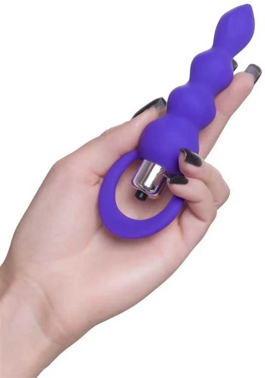 ToDo by Toyfa Analinis kištukas Twisty, silikonas, violetinė, 14 cm, O 3,2 cm