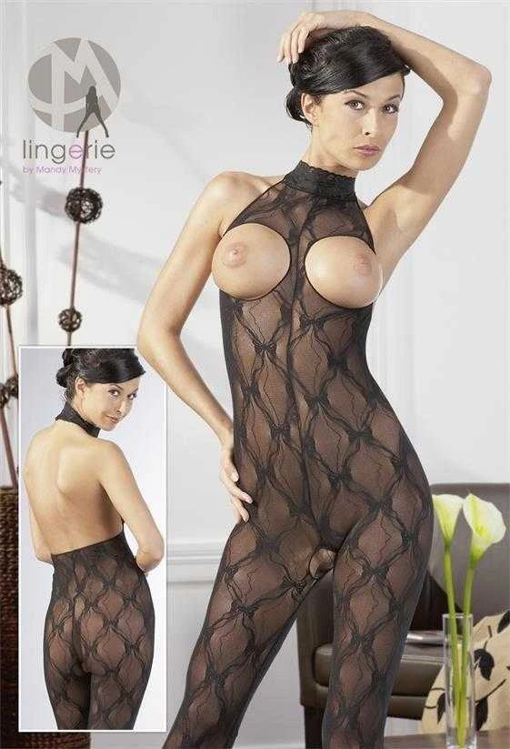 Noxqse Catsuit open bust S-L