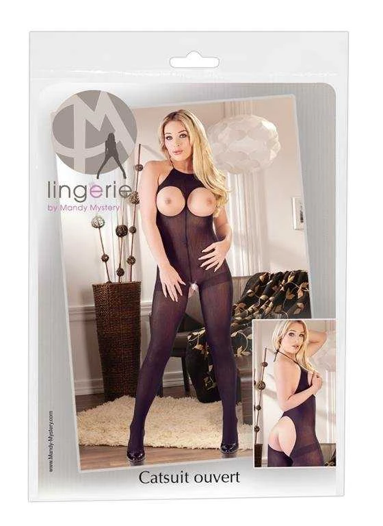 Noxqse Catsuit Open Cup S-L