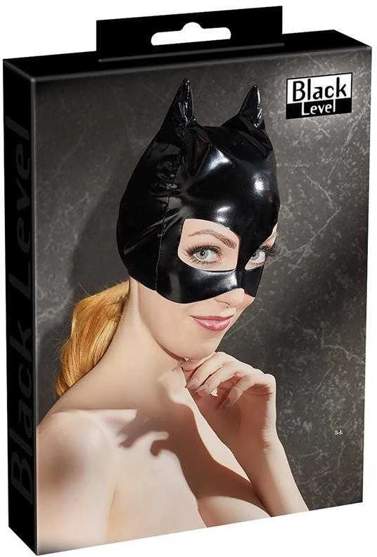 Black Level Vinilinė kačių kaukė S-L