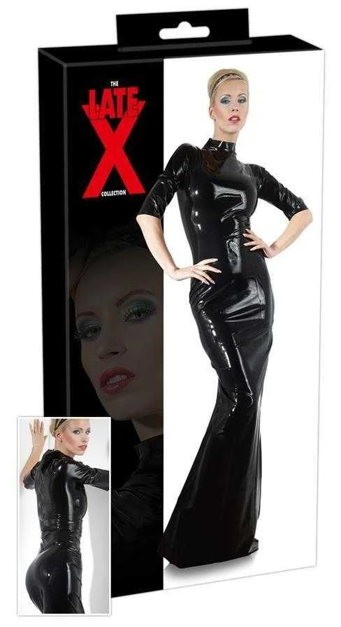 Late X Latex Dress juodas M