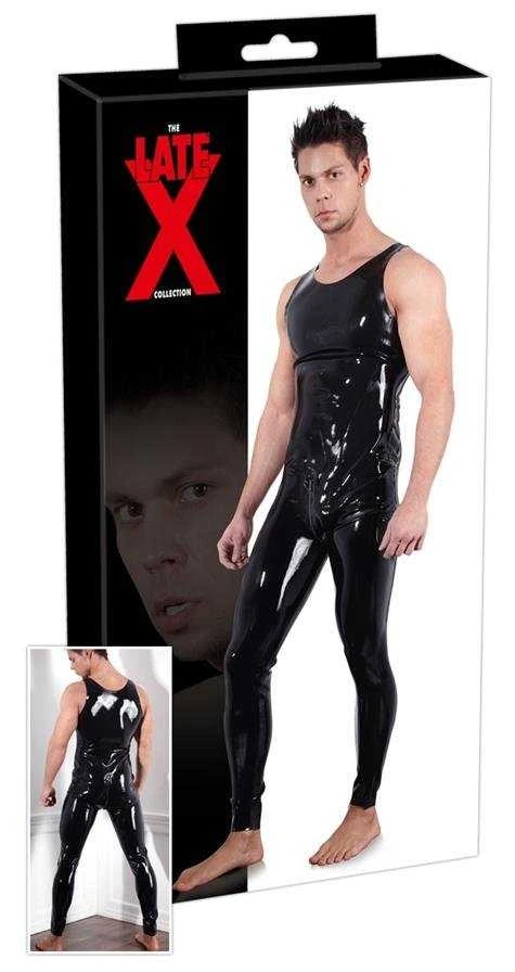 Late X Men's Latex Jumpsuit S
