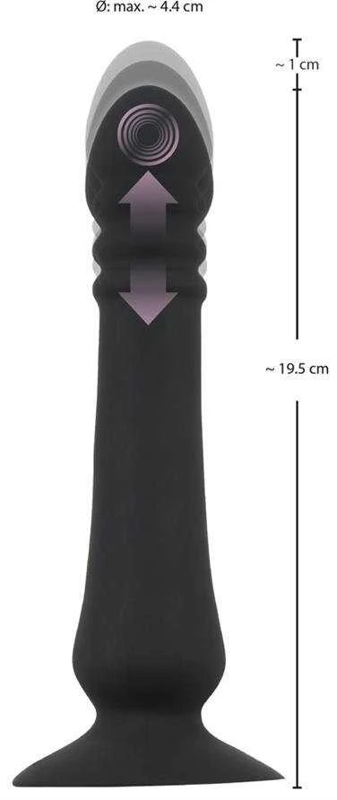 Black Velvets Juodas Velvets Anal Thruster