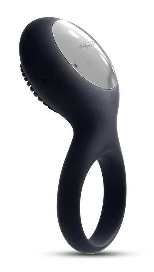 Svakom - Tyler Vibrating Ring Juodas