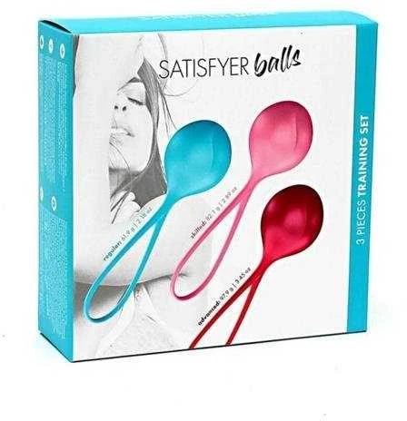 „Satisfyer“ – stiprinamųjų kamuolių treniruočių rinkinys