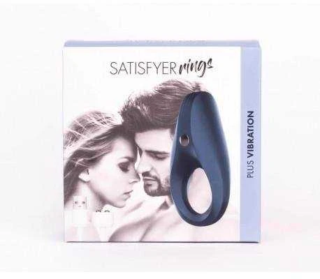 Vibruojantis žiedas Satisfyer (tamsiai mėlynas)