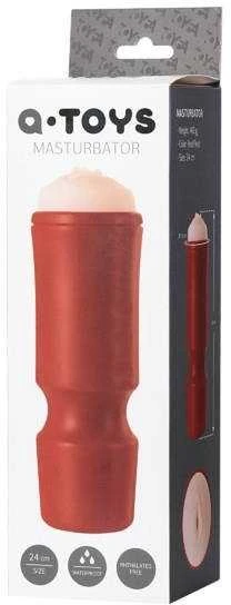 Toyfa A-TOYS, Masturbatorius, TPE, ABS plastikas, 24 cm, skersmuo 7,6 cm