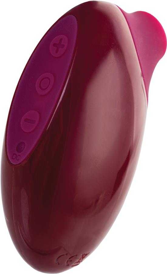 TOYFA A-Toys Myrty klitorio vakuuminis stimuliatorius, bordo, 9,8 cm