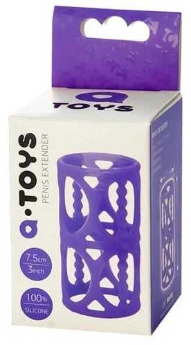 Toyfa A-TOYS, Varpos rankovė, Silikonas, Violetinė, 7,5 cm