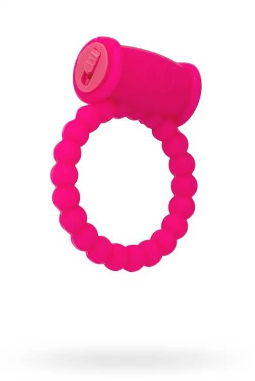 Toyfa A-TOYS, Varpos vibrožiedas, silikonas, rožinis, O3,5 cm