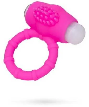 Toyfa A-TOYS, Penis VibroRing, Silicone, Rožinė, O2.5 cm